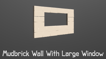 A sturdy wall. Dimensions: 4x2