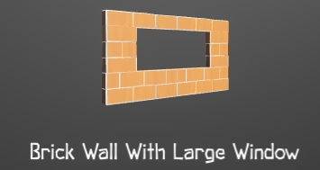 A sturdy wall. Dimensions: 4x2